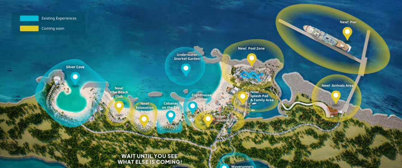 Great Stirrup Cay of Map